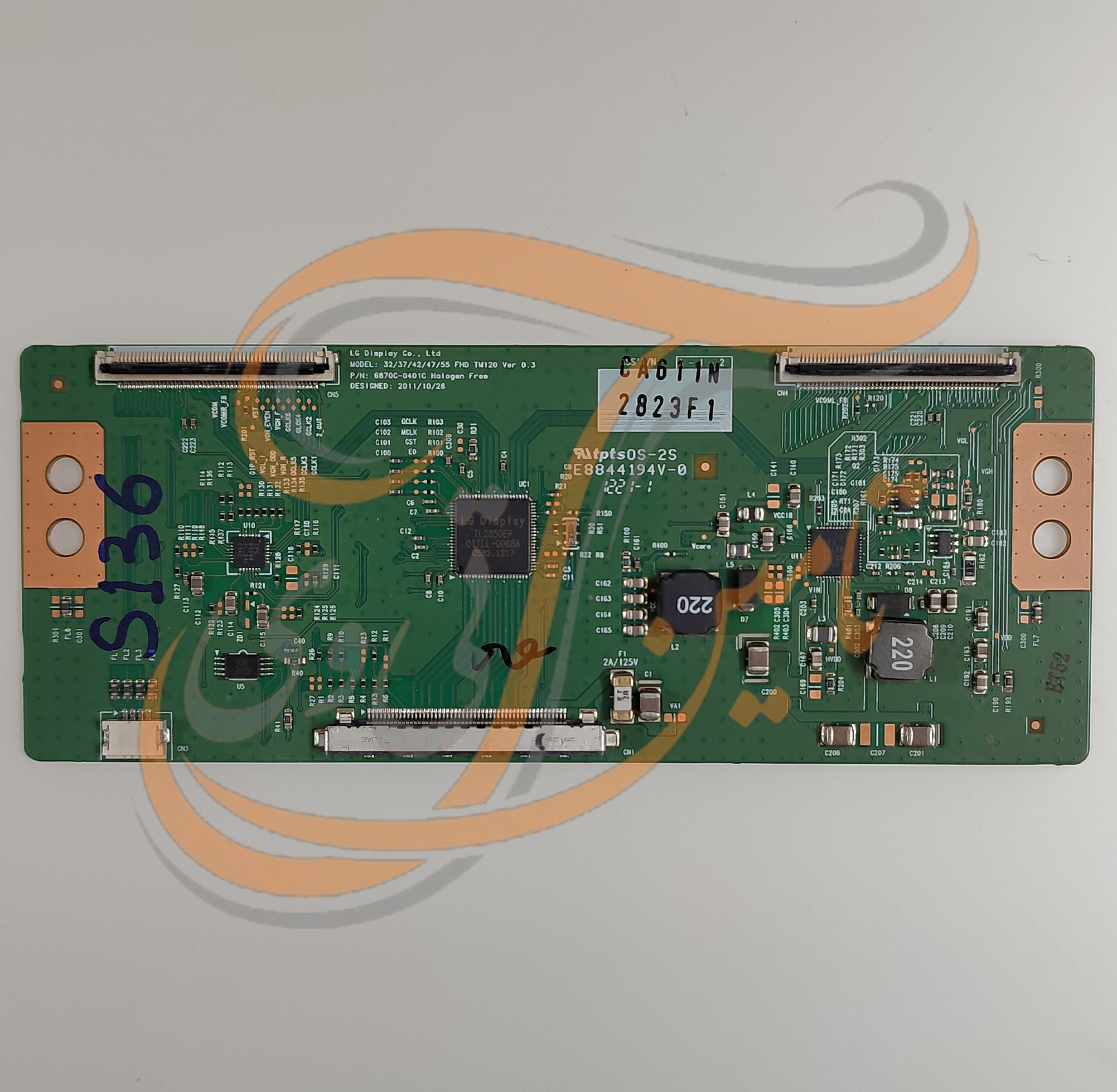 برد تیکان ایکس ویژن 42KD40,42LS46000