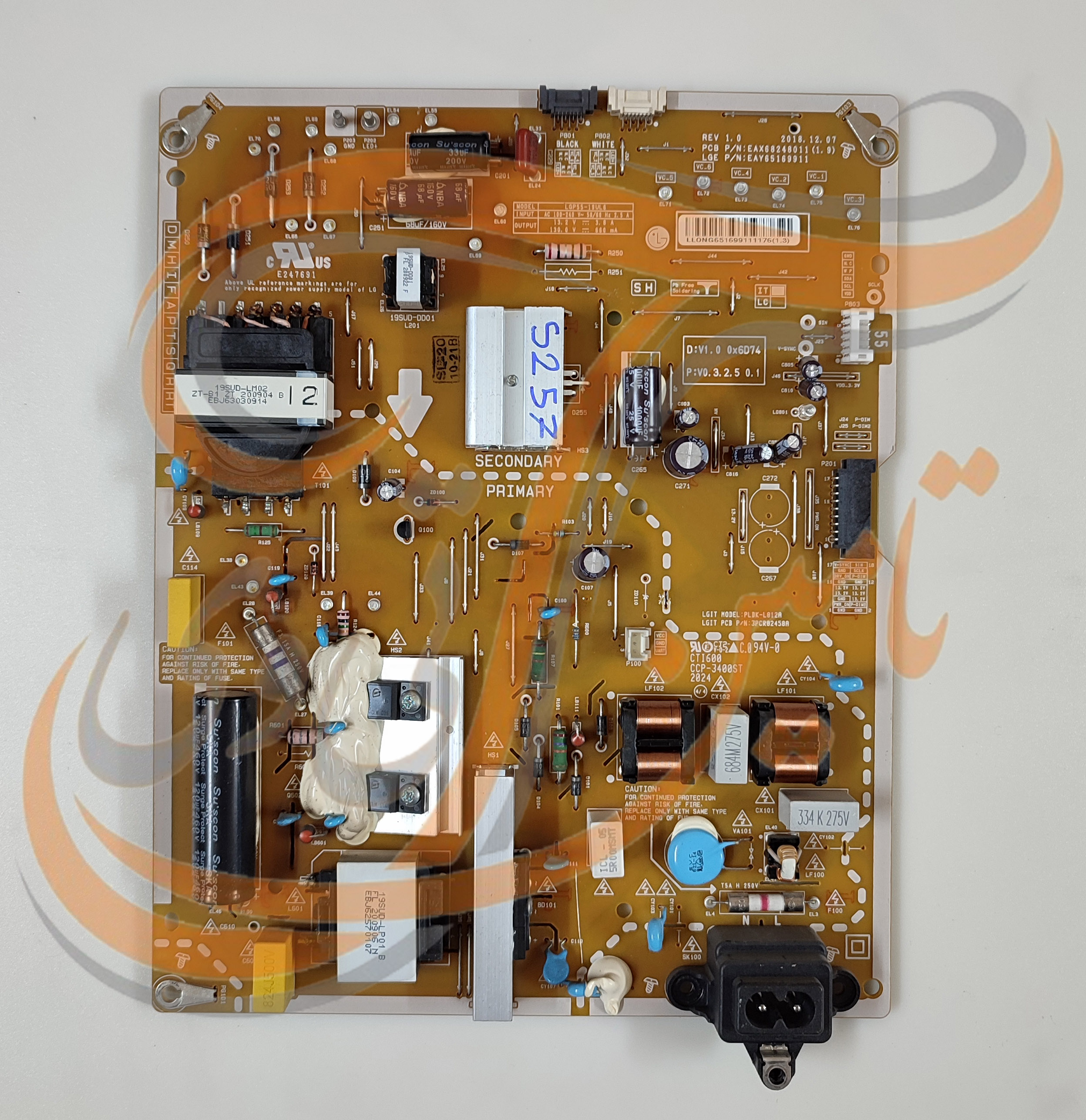 برد پاور ال جی 55NANO80VNA