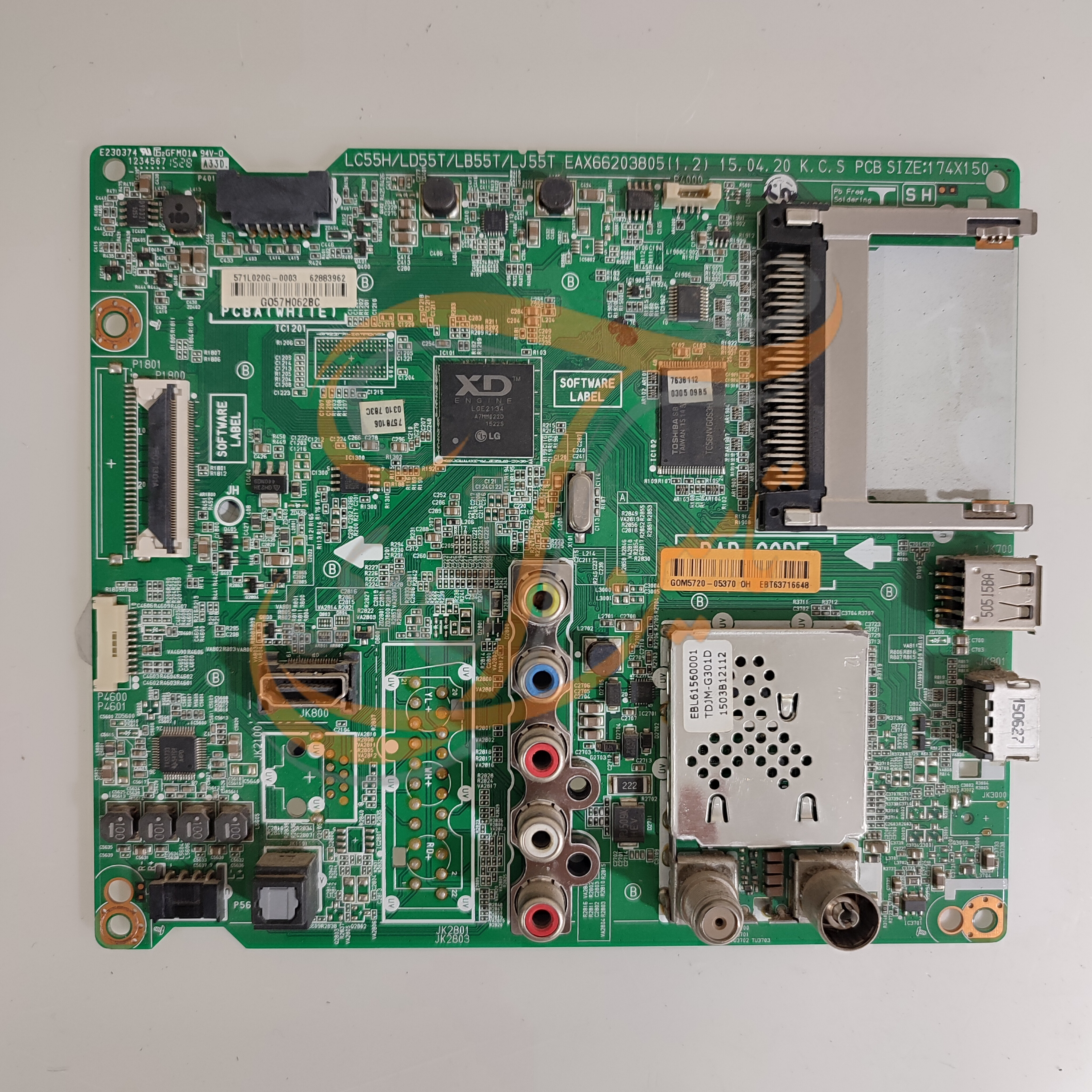 برد مین ال جی 42LF550V