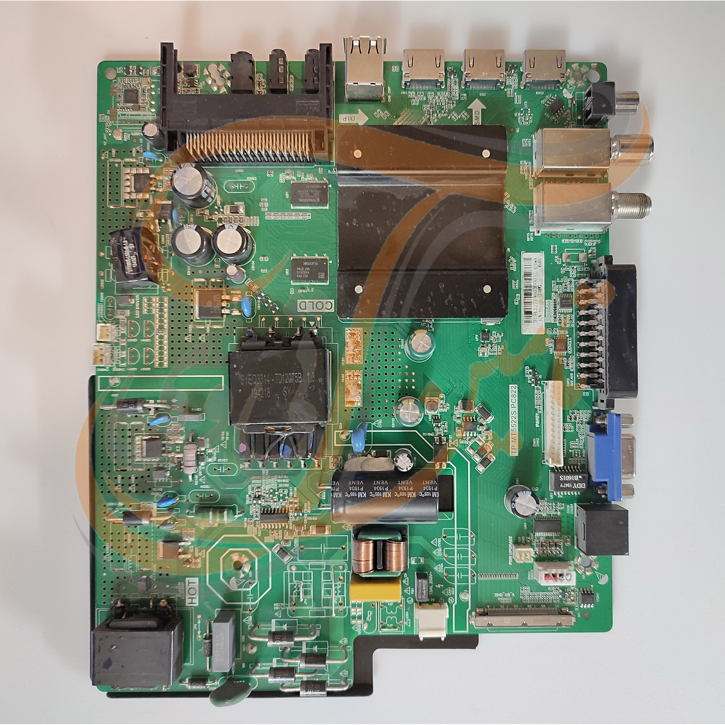 برد مین تلویزیون گلدفینچ GF-55MU8201V