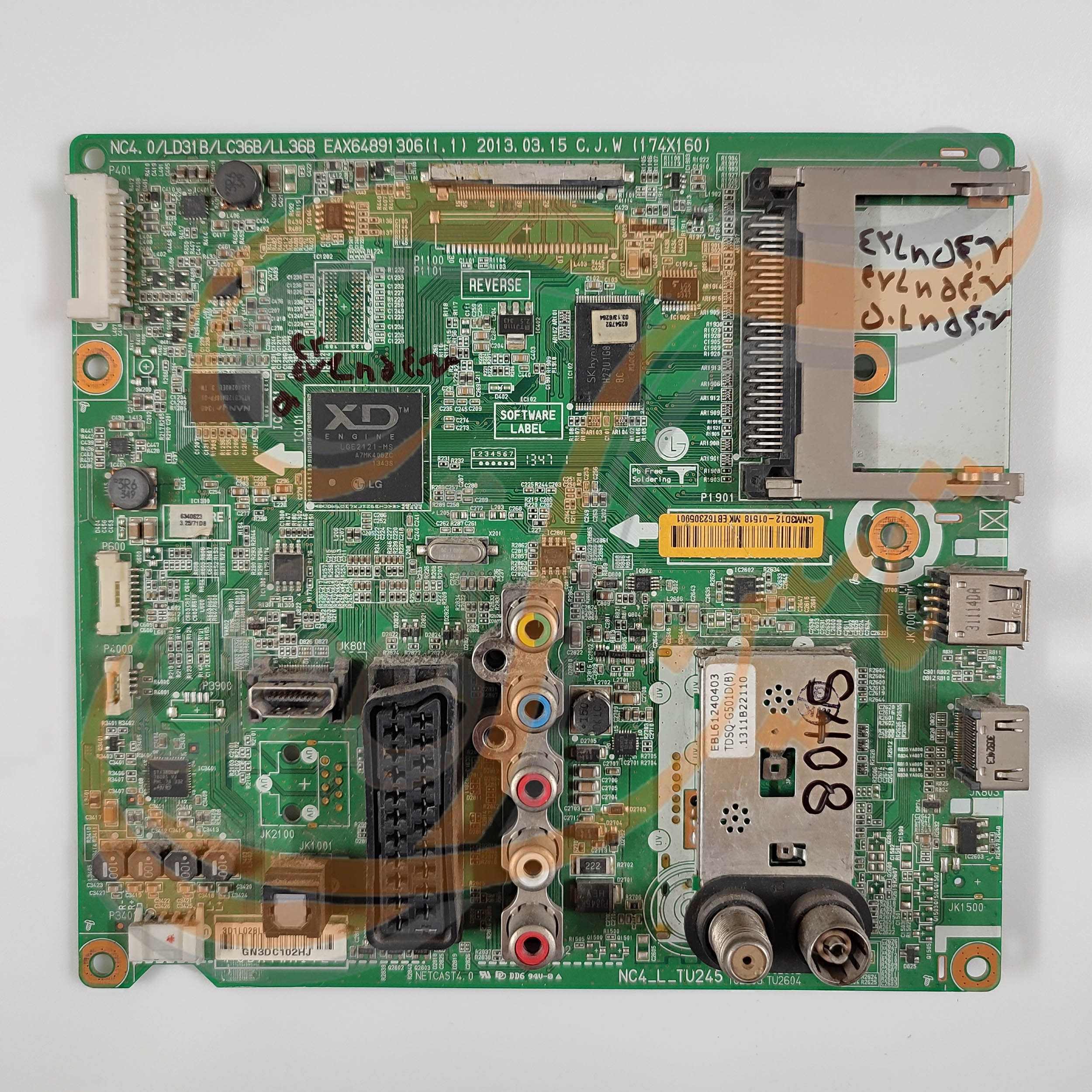 برد مین ال جی 47LN540V - 50LN540V - 42LN540V